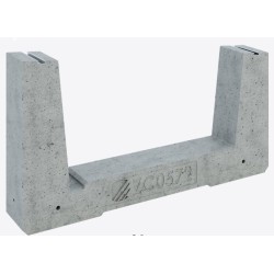 Zavorra per moduli fotovoltaici 72 kg da 5° - 5° fila