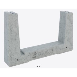 Zavorra per moduli fotovoltaici 80 kg da 5° - 6° fila