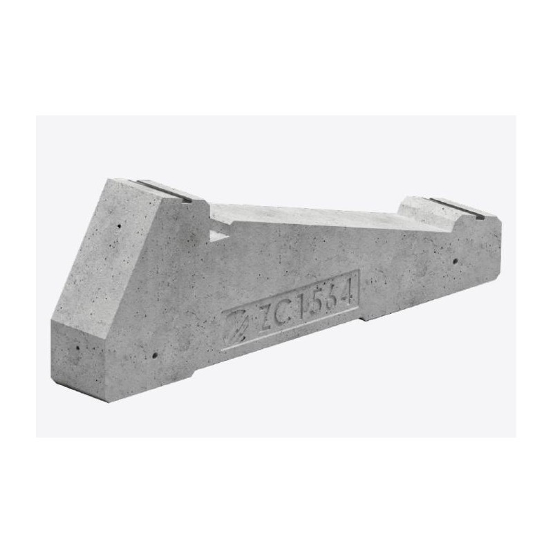 Zavorra per moduli fotovoltaici 64 kg da 15°