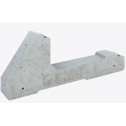 Zavorra per moduli fotovoltaici 68 kg da 20°