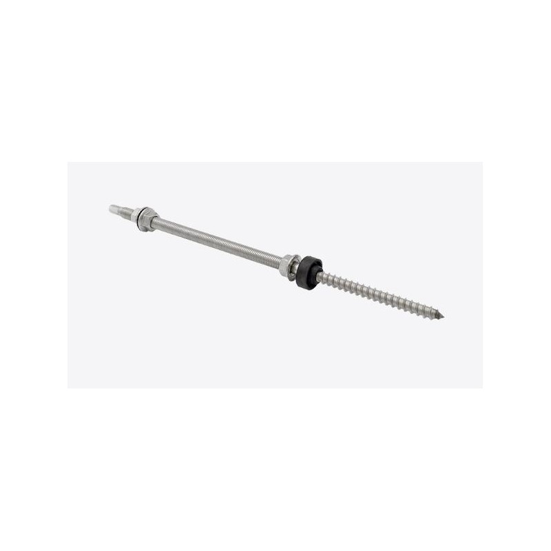 Vite doppio filetto M10x300 c/ n.3 dadi e guarnizione EPDM