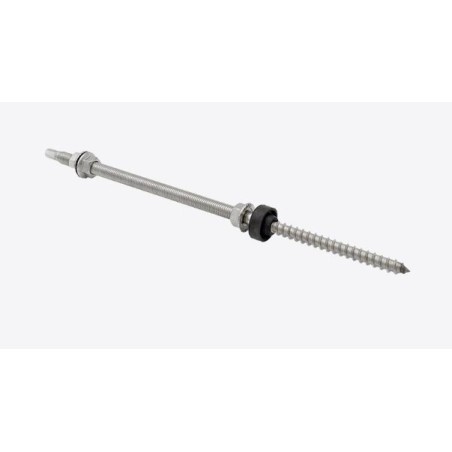 Vite doppio filetto M10x300 c/ n.3 dadi e guarnizione EPDM