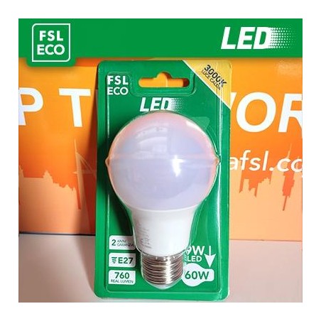 Lampada Goccia BLISTER - 9W 3000K E27