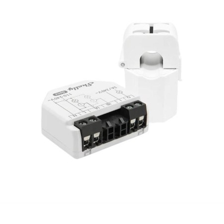 Shelly EM Gen3 - Modulo contatore energia Wi-Fi/BT + pinza amperometrica 50A