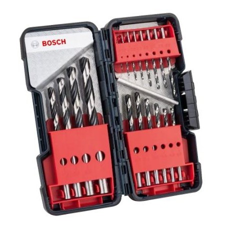 2608577350,Set punte metallo HSS PointTeQ ToughBox, 18pz 1-10 mm