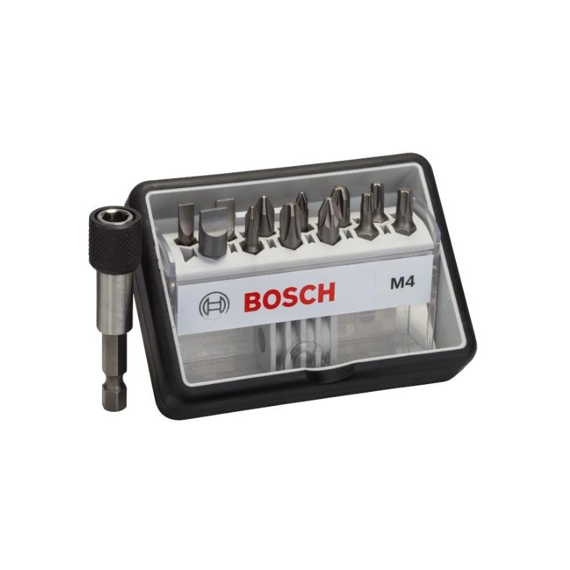 2607002566,Set bit avvitamento PH/PZ/T/S Extra Hard Robust Line, 12+1pz