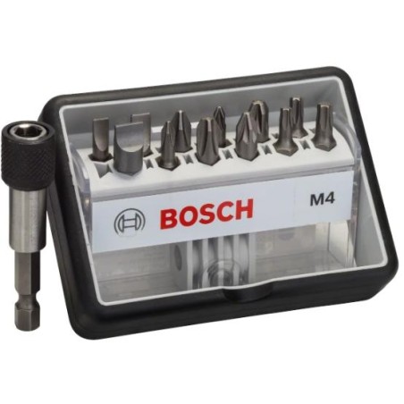 2607002566,Set bit avvitamento PH/PZ/T/S Extra Hard Robust Line, 12+1pz