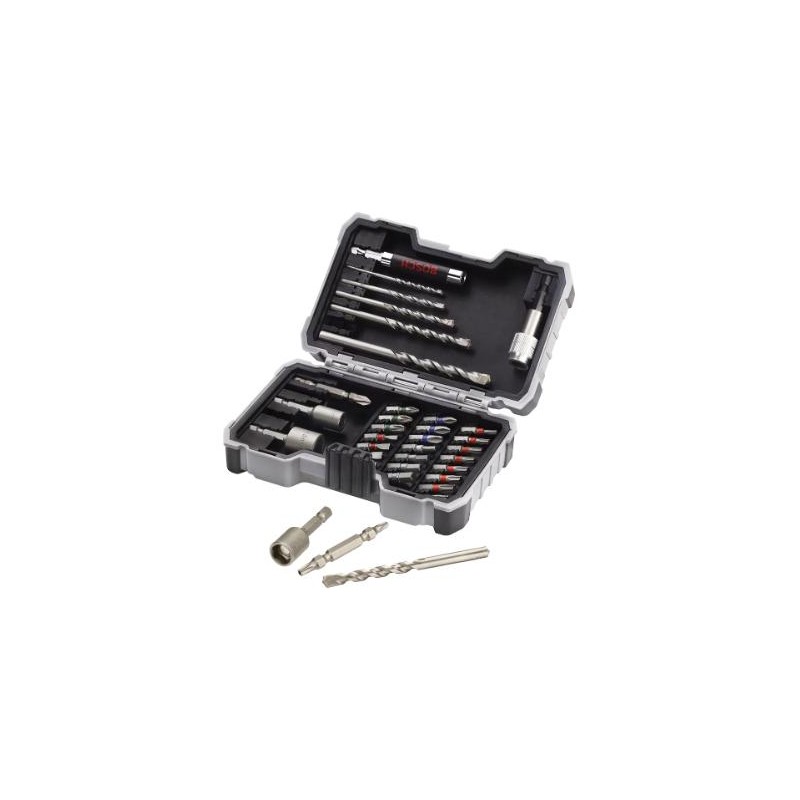 2607017326,Set punte per calcestruzzo e bit avvitamento Extra Hard, 35 pz.