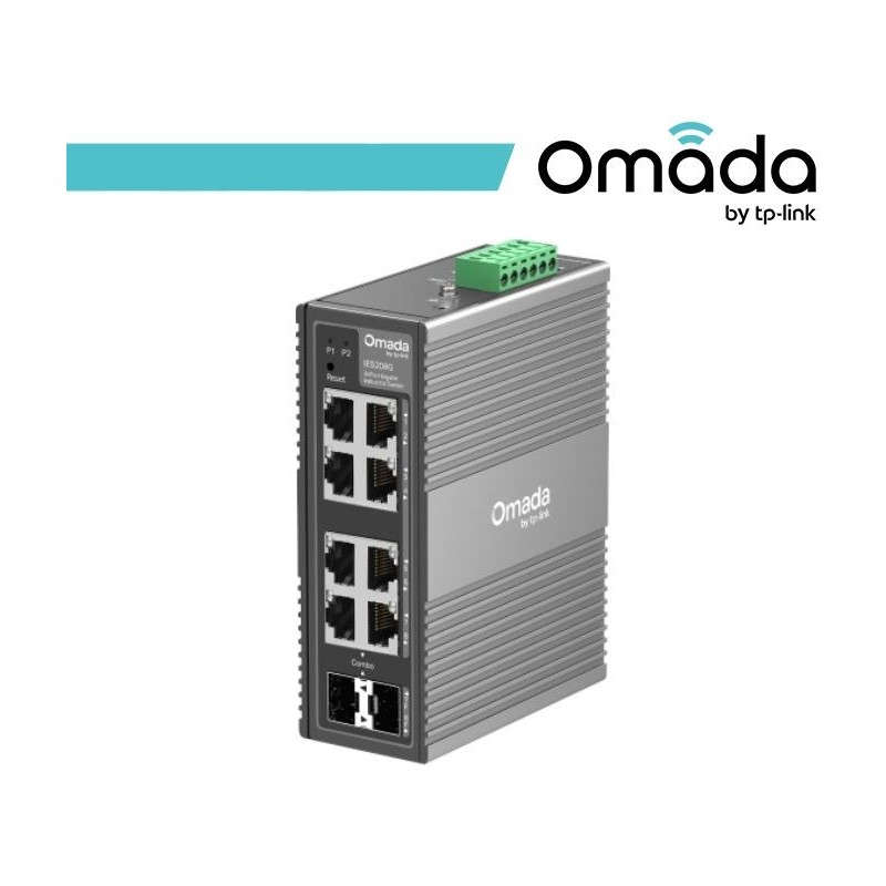 Omada 8-Port Gigabit Industrial Easy Managed Switch - IES208G