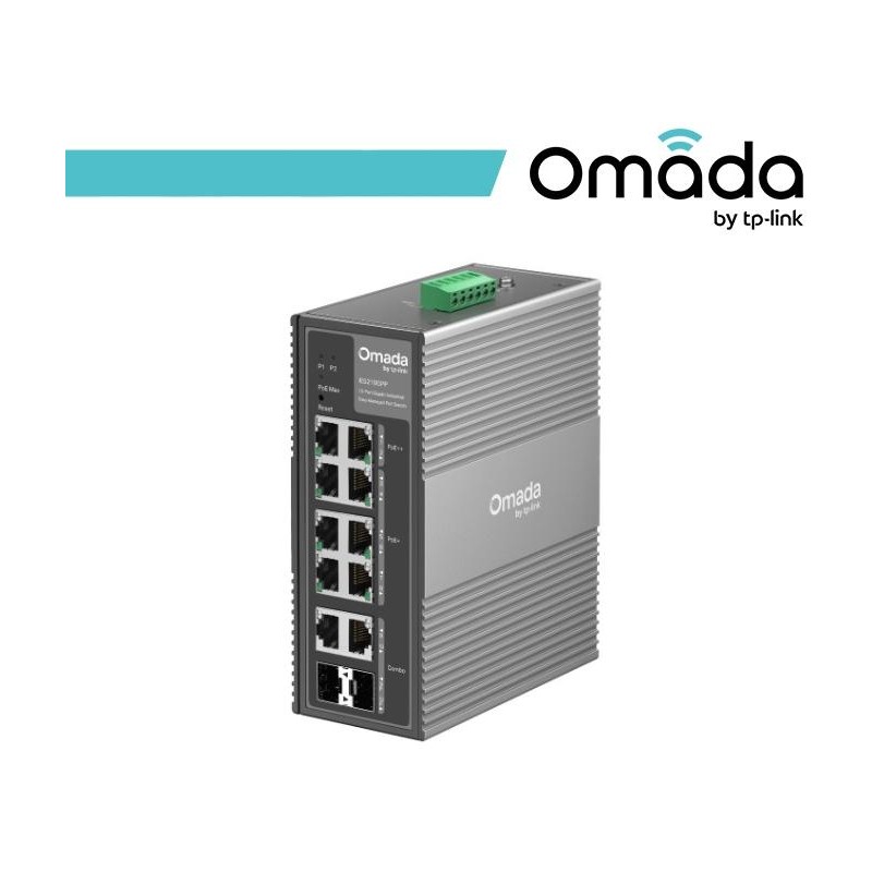 Omada 10-Port Gigabit Industrial Easy Managed Switch - IES210GPP