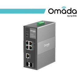 Omada 6-Port Gigabit Industrial Easy Managed Switch 4 PoE - IES206GPP