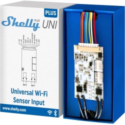 Shelly Plus Uni | Modulo Intelligente con Contatti Puliti Gestito via Wi-Fi e BL