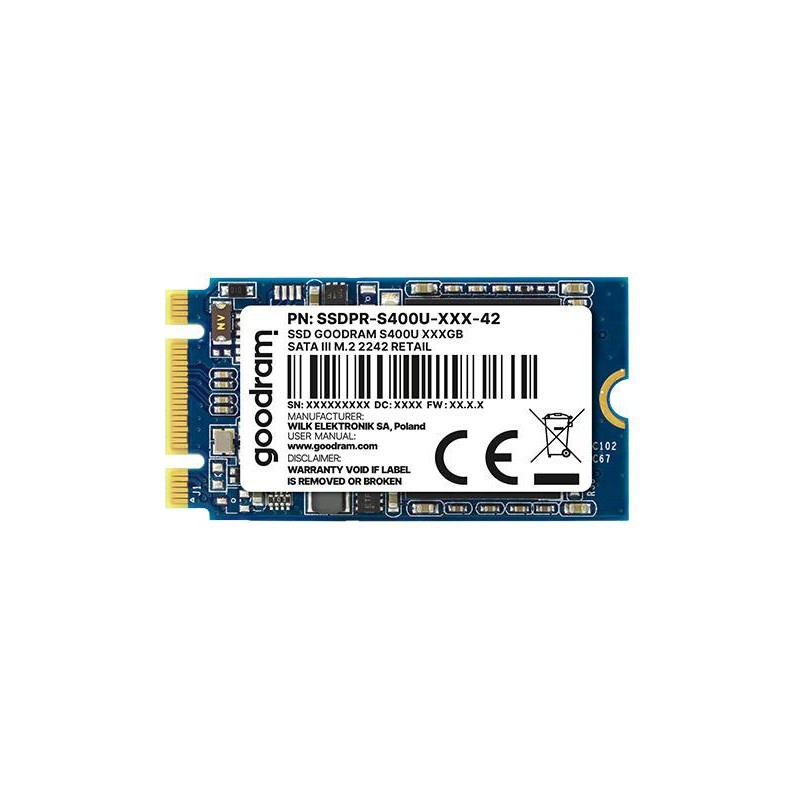 GoodRAM SSD S400U SATA III M.2 2242 240GB - SSDPR-S400U-240-42