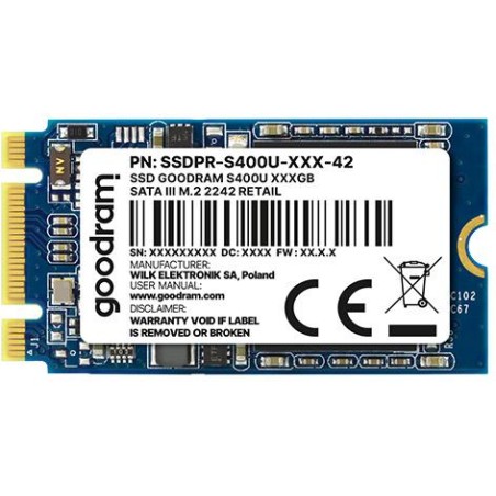GoodRAM SSD S400U SATA III M.2 2242 240GB - SSDPR-S400U-240-42