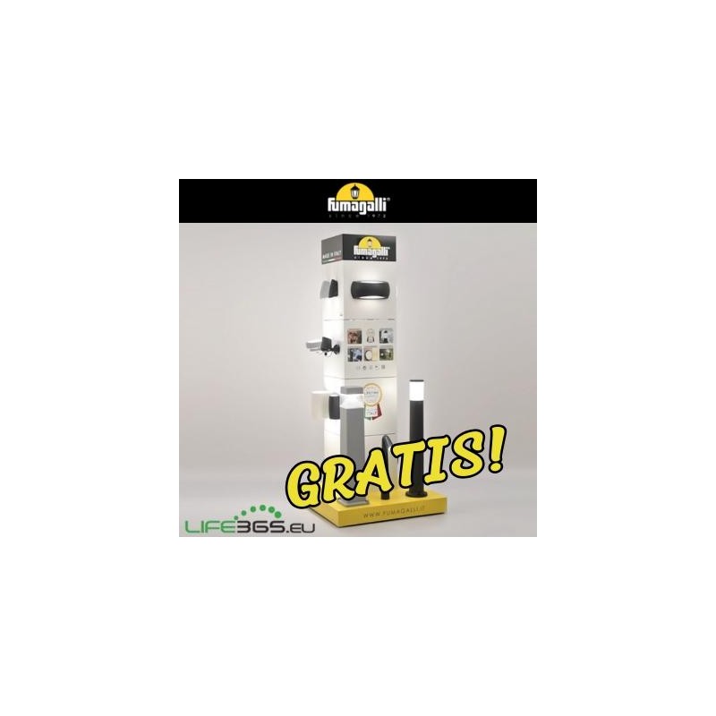 Espositore FUMAGALLI in legno - 190 x 80 x 40 cm