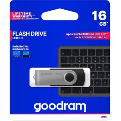 GoodRAM Pendrive 16GB UTS3 BLACK USB 3.0 - retail blister - UTS3-0160K0R11