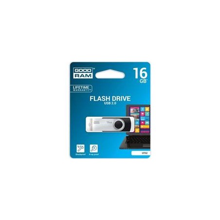 GoodRAM Chiavetta/Pendrive USB Twister 16GB nera USB 2.0 - UTS2-0160K0R11