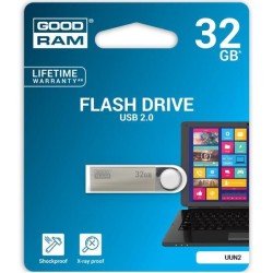 GoodRAM Pendrive 32GB UNN2 metal USB 2.0 - retail blister - UUN2-0320S0R11