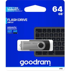 GoodRAM Chiavetta/Pendrive USB Twister 64GB nera USB 2.0 - UTS2-0640K0R11