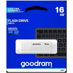 GoodRAM Pendrive 16GB UME2 white USB 2.0 - retail blister - UME2-0160W0R11