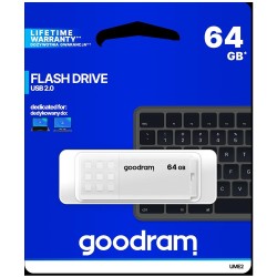 GoodRAM Pendrive 64GB UME2 white USB 2.0 - retail blister - UME2-0640W0R11