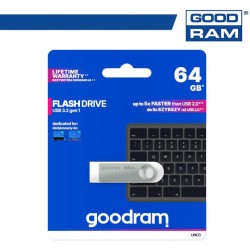 GoodRAM Pendrive 64GB UNO3 USB 3.2 - retail blister - UNO3-0640S0R11