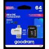 GoodRAM microSD 64GB class 10 + adpter + card reader - blister - M1A4-0640R12