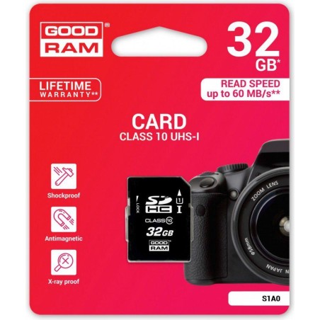 GoodRAM Scheda SD 32GB SDHC - retail blister - S1A0-0320R12