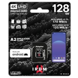 GoodRAM microSD IRDM 128GB UHS I U3 A2 + adapter - IR-M2AA-1280R12