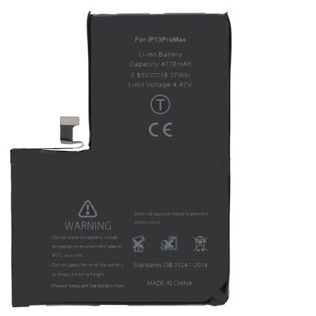 Batteria ad alta capacità  per iPhone 13 Pro Max (Ti) 4770 mAh