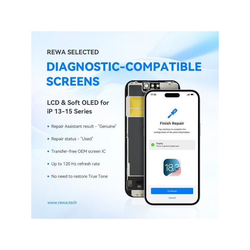 Display iPhone 13 Display SOFT-OLED Nero A+ Diagnostica