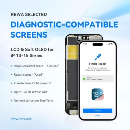 Display iPhone 13 Display SOFT-OLED Nero A+ Diagnostica