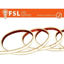 Striscia LED COB 5metri - IP65 4000K 24V 15W/m 1500lm/m CRI90