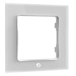 Shelly Wall Frame 1 - Placca da parete bianca compatibile Legrand