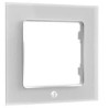 Shelly Wall Frame 1 - Placca da parete bianca compatibile Legrand