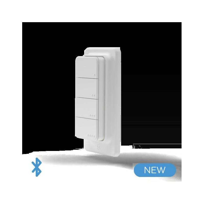 Shelly BLU RC Button4 - Telecomando a muro con 4 tasti Bluetooth