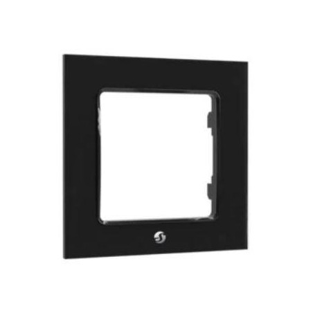 Shelly Wall Frame 1 - Placca da parete nera compatibile Legrand