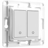 Shelly Wall Switch 2 - Pulsanti filari da parete 2 tasti bianco con supp relè