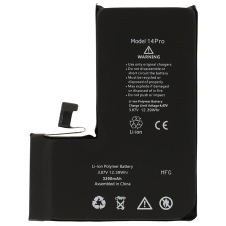 IP 14 Pro Batteria Diagnostica 3200 mAh Nero S+