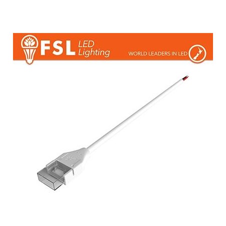 Cavo connettore 20cm, + fili spelati LED COB 220V e COB 24V