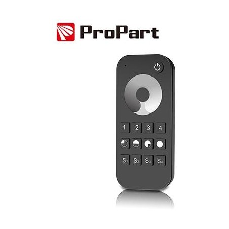 Telecomando RF 1 Canale - 4 Zone, 4 Scene, Touch Wheel, RF2.4G