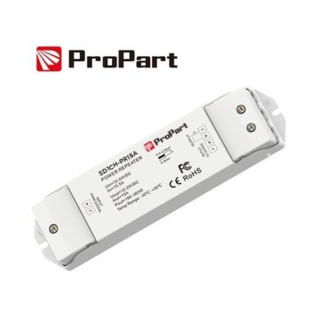 Amplificatore LED 1 Canale - 8A, 5-36VDC