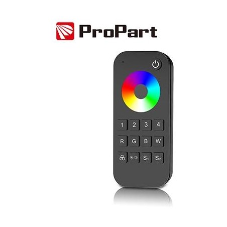 Telecomando RF RGB/RGBW - 4 Zone, 2 Scene, con Touch Wheel
