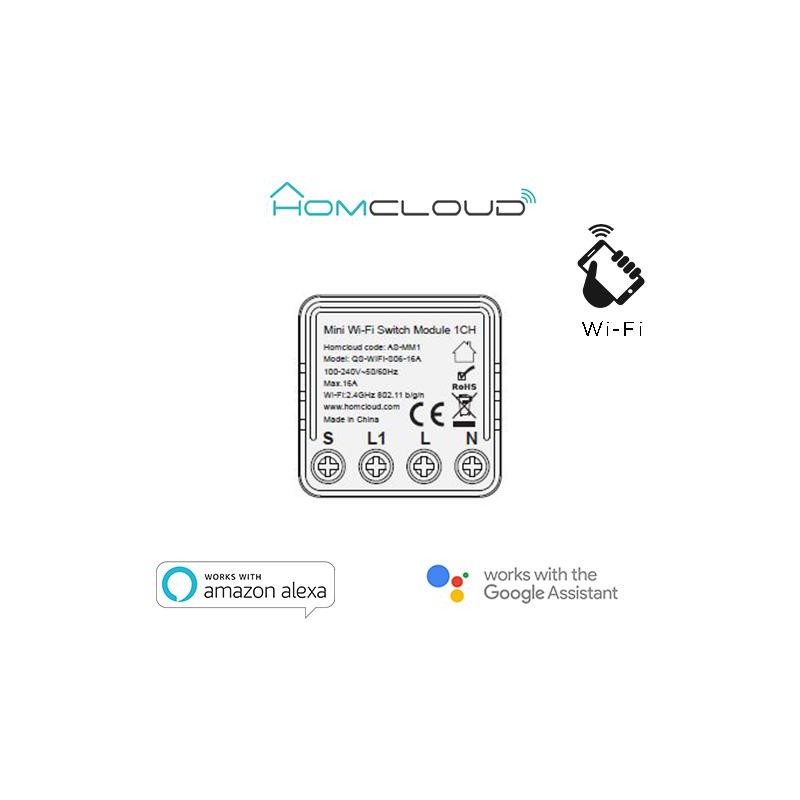 Modulo Interruttore Mini 1CH Wi-Fi da incasso