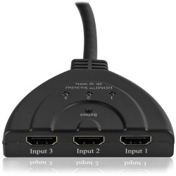 Premium HDMI Switch  3X1 Pigtail v2.0 4Kx2K@60Hz