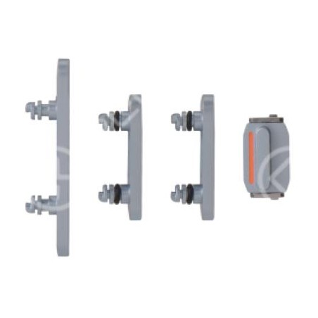 Set pulsanti laterali per iPhone 15/15 Plus blu 