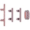 Set pulsanti laterali per iPhone 15/15 Plus rosa 