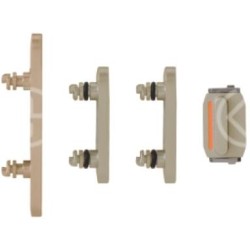 Set pulsanti laterali per iPhone 15/15 Plus giallo 