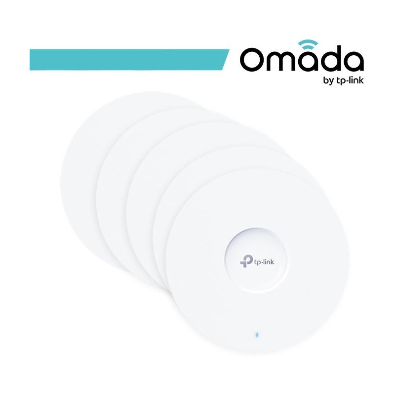 Omada Access Point Indoor Gigabit Wi-Fi 6 AX3000 - 5 pezzi - EAP653(5-pack)