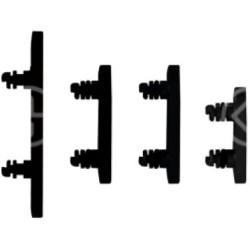 Set pulsanti laterali per iPhone 15 Pro/15 Pro Max Nero Titanio 